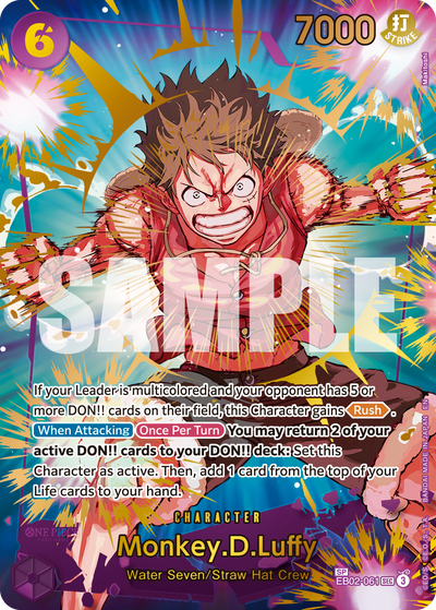 Monkey.D.Luffy EB02-061 (Parallel 3) One Piece Card The Best Vol. 2 One Piece Karte