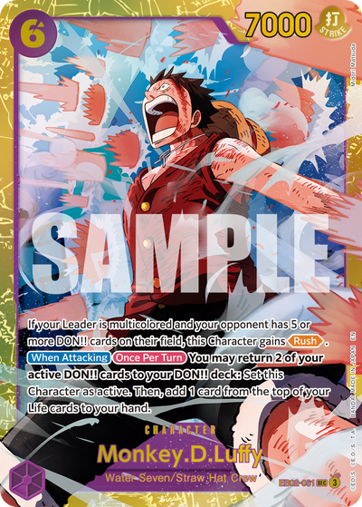 Monkey.D.Luffy EB02-061_r1 One Piece Card The Best Vol. 2 One Piece Karte