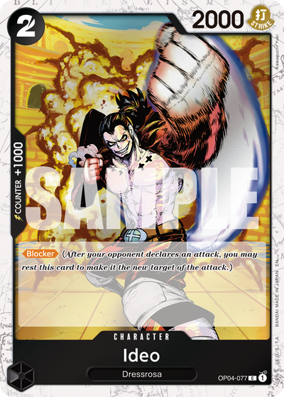Ideo OP04-077 (Parallel 1) One Piece Card The Best Vol. 2 One Piece Karte