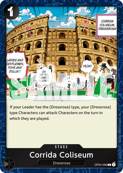 Corrida Coliseum OP04-096 (Parallel 1) One Piece Card The Best Vol. 2 One Piece Karte