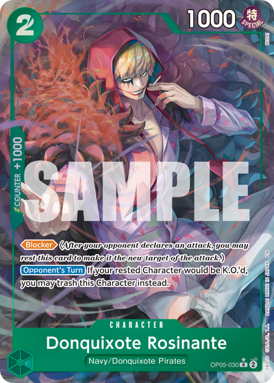 Donquixote Rosinante OP05-030 (Parallel 1) One Piece Card The Best Vol. 2 One Piece Karte