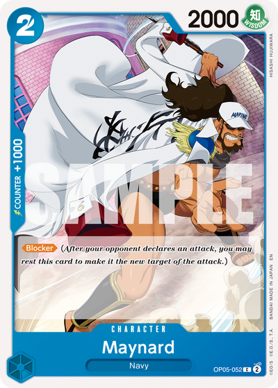 Maynard OP05-052_r1 One Piece Card The Best Vol. 2 One Piece Karte