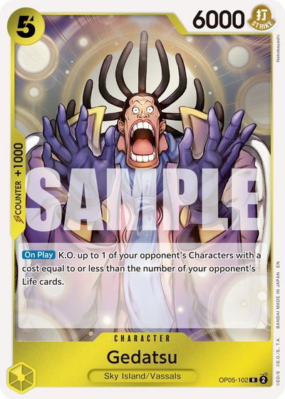 Gedatsu OP05-102_r1 One Piece Card The Best Vol. 2 One Piece Karte