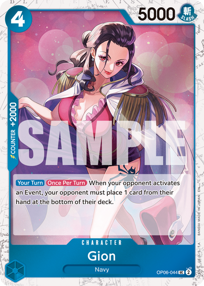 Gion OP06-044 (Parallel 1) One Piece Card The Best Vol. 2 One Piece Karte