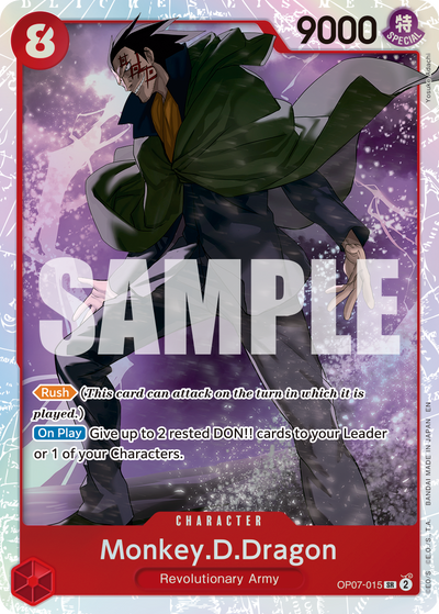 Monkey.D.Dragon OP07-015_r1 One Piece Card The Best Vol. 2 One Piece Karte