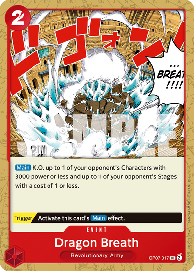 Dragon Breath OP07-017_r1 One Piece Card The Best Vol. 2 One Piece Karte