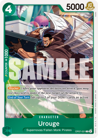 Urouge OP07-021_r2 One Piece Card The Best Vol. 2 One Piece Karte