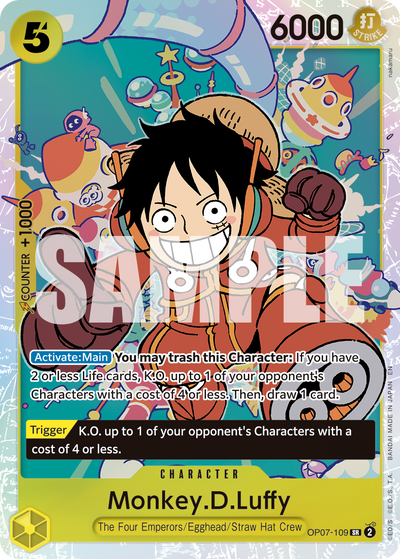 Monkey.D.Luffy OP07-109_r1 One Piece Card The Best Vol. 2 One Piece Karte