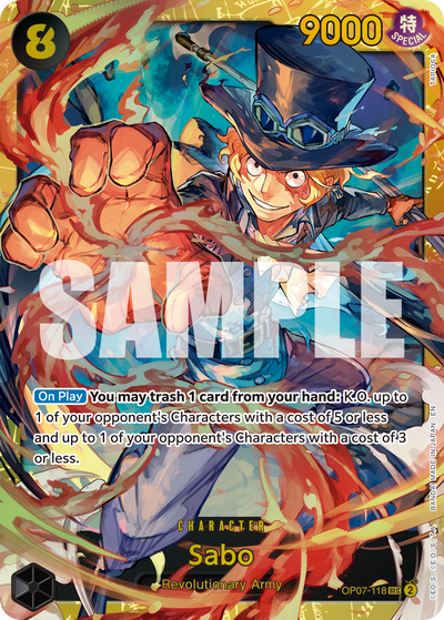 Sabo OP07-118_r1 One Piece Card The Best Vol. 2 One Piece Karte