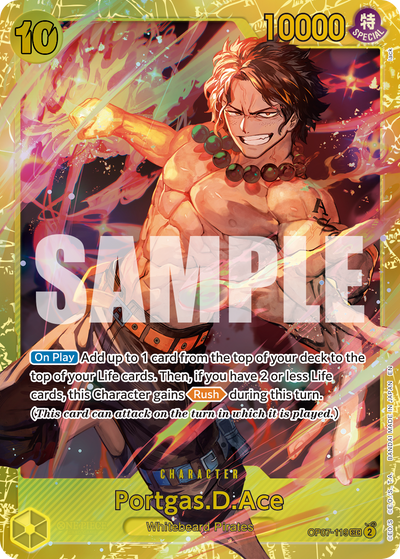 Portgas.D.Ace OP07-119_r1 One Piece Card The Best Vol. 2 One Piece Karte