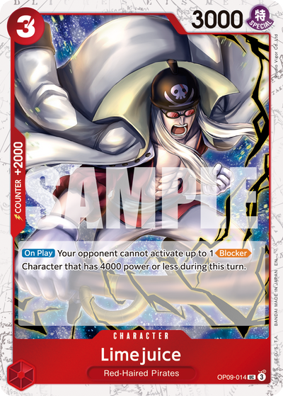 Limejuice OP09-014 (Parallel 1) One Piece Card The Best Vol. 2 One Piece Karte