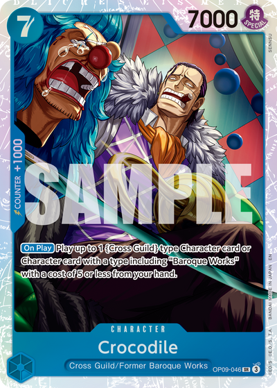 Crocodile OP09-046_r1 One Piece Card The Best Vol. 2 One Piece Karte