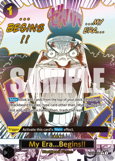 My Era...Begins!! OP09-096 (Parallel 1) One Piece Card The Best Vol. 2 One Piece Karte