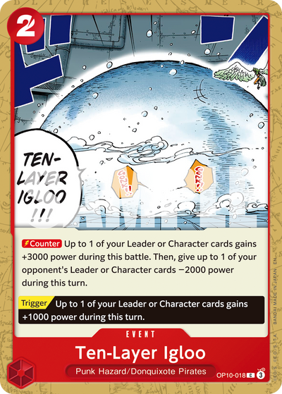 Ten-Layer Igloo OP10-018_r1 One Piece Card The Best Vol. 2 One Piece Karte