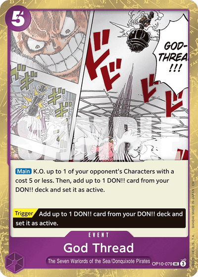 God Thread OP10-079 (Parallel 1) One Piece Card The Best Vol. 2 One Piece Karte