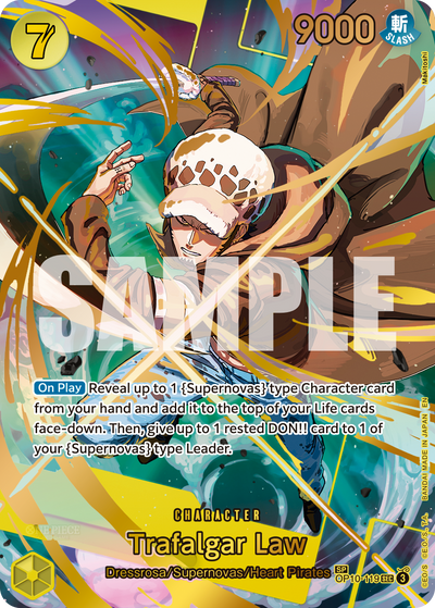 Trafalgar Law OP10-119 (Parallel 3) One Piece Card The Best Vol. 2 One Piece Karte