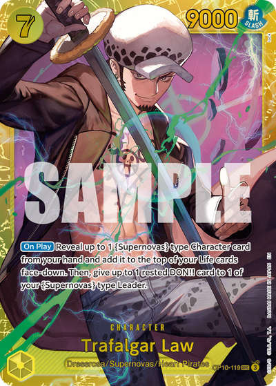 Trafalgar Law OP10-119_r1 One Piece Card The Best Vol. 2 One Piece Karte