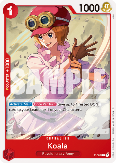 Koala P-069_r1 One Piece Card The Best Vol. 2 One Piece Karte