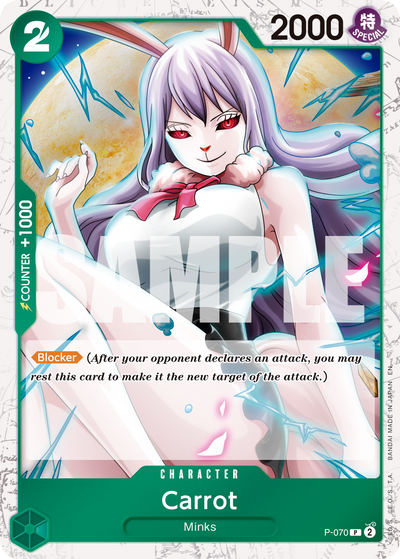 Carrot P-070 (Parallel 3) One Piece Card The Best Vol. 2 One Piece Karte