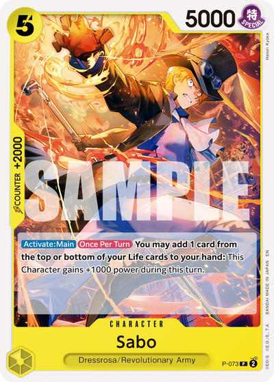 Sabo P-073_r1 One Piece Card The Best Vol. 2 One Piece Karte