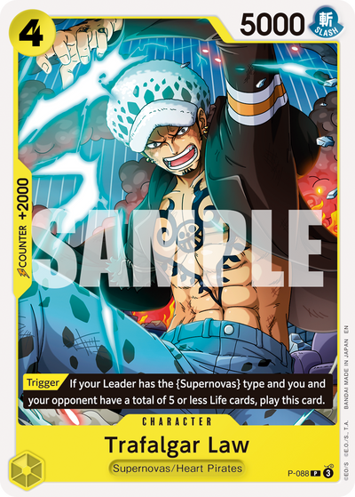 Trafalgar Law P-088_r1 One Piece Card The Best Vol. 2 One Piece Karte