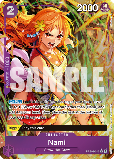 Nami PRB02-012 (Parallel 1) One Piece Card The Best Vol. 2 One Piece Karte