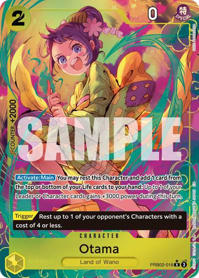 Otama PRB02-016 (Parallel 1) One Piece Card The Best Vol. 2 One Piece Karte