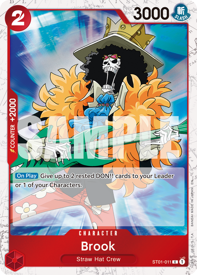 Brook ST01-011 (Parallel 4) One Piece Card The Best Vol. 2 One Piece Karte