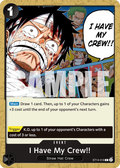 I Have My Crew!! ST14-016_r1 One Piece Card The Best Vol. 2 One Piece Karte