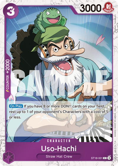 Uso-Hachi ST18-001 (Parallel 2) One Piece Card The Best Vol. 2 One Piece Karte