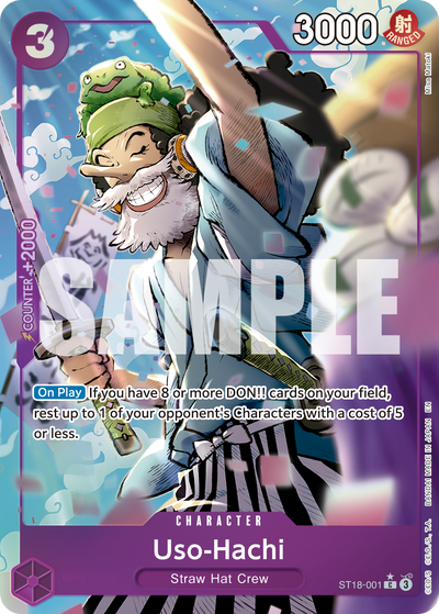 Uso-Hachi ST18-001 (Parallel 3) One Piece Card The Best Vol. 2 One Piece Karte