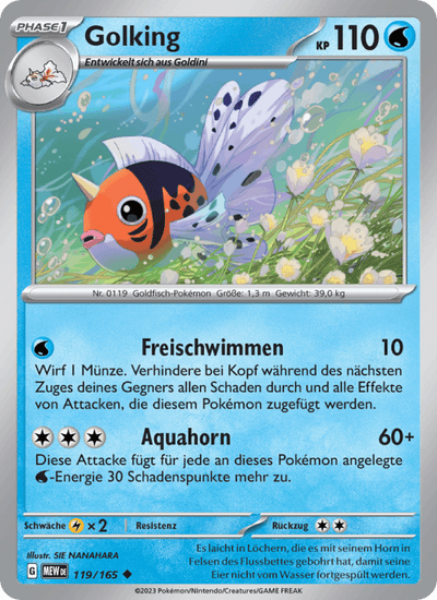 Golking 119/165 151 Pokémon Karte