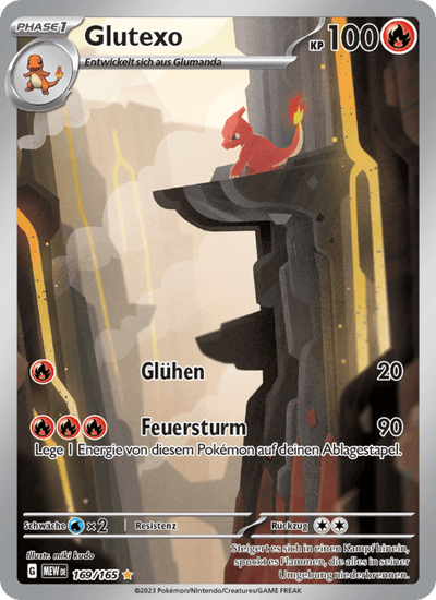 Glutexo 169/165 151 Pokémon Karte