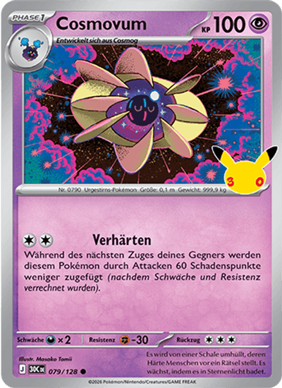 Cosmovum 079/128 30th Celebration Pokémon Karte