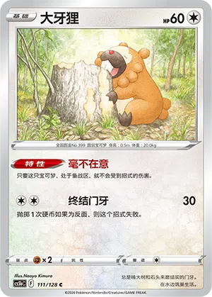 Bidiza 111/128 Brave Stars CS5b Pokémon Karte