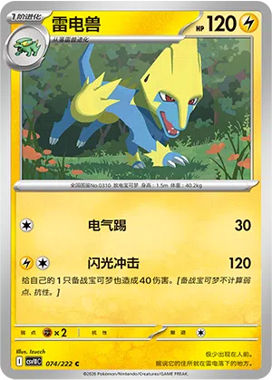 Voltenso 074/222 Chasing Glory Together Pokémon Karte
