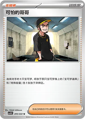 Halbstarker 205/222 Chasing Glory Together Pokémon Karte