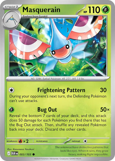Maskeregen 003/103 Delta-Herrschaft Pokémon Karte