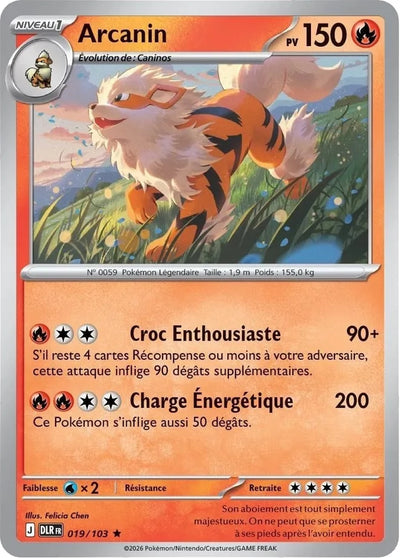 Arkani 019/103 Delta-Herrschaft Pokémon Karte