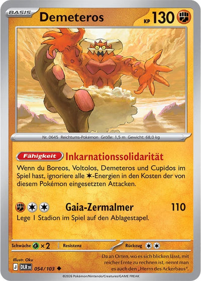 Demeteros 054/103 Delta-Herrschaft Pokémon Karte