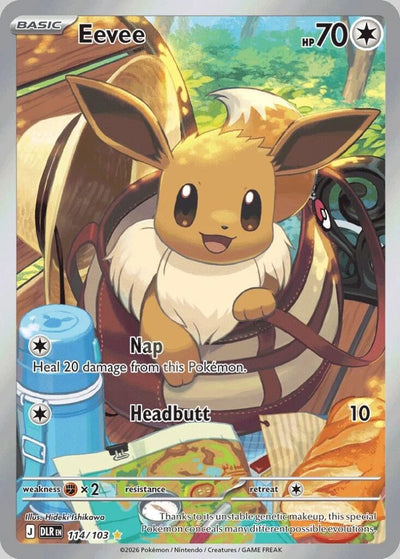 Evoli 114/103 Delta-Herrschaft Pokémon Karte