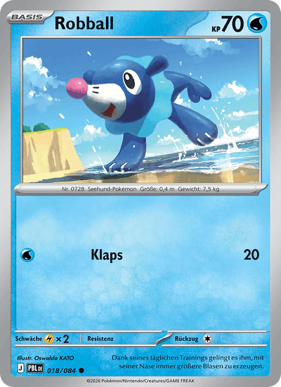 Robball 018/084 Dunkelnacht Pokémon Karte