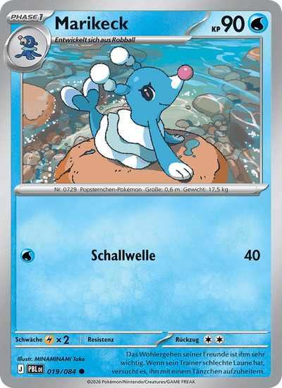 Marikeck 019/084 Dunkelnacht Pokémon Karte