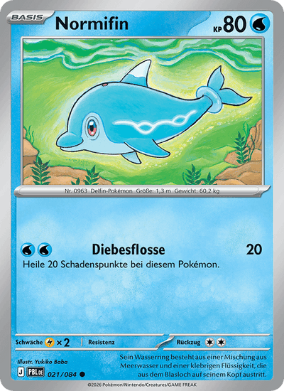 Normifin 021/084 Dunkelnacht Pokémon Karte