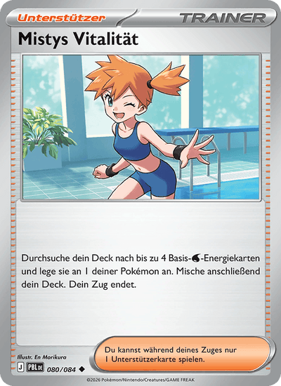 Mistys Vitalität 080/084 Dunkelnacht Pokémon Karte