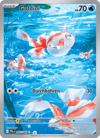 Goldini 087/084 Dunkelnacht Pokémon Karte