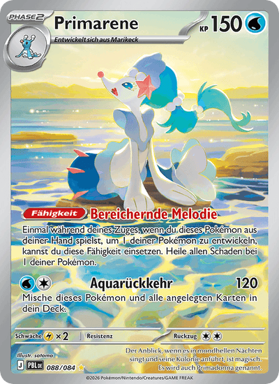 Primarene 088/084 Dunkelnacht Pokémon Karte
