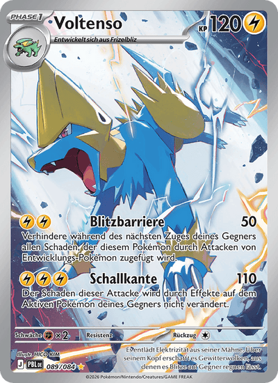 Voltenso 089/084 Dunkelnacht Pokémon Karte