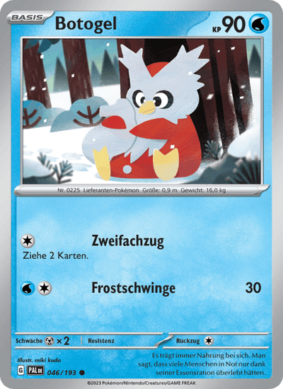Botogel 046/193 Entwicklungen in Paldea Pokémon Karte