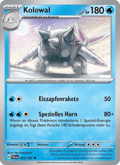 Kolowal 055/193 Entwicklungen in Paldea Pokémon Karte